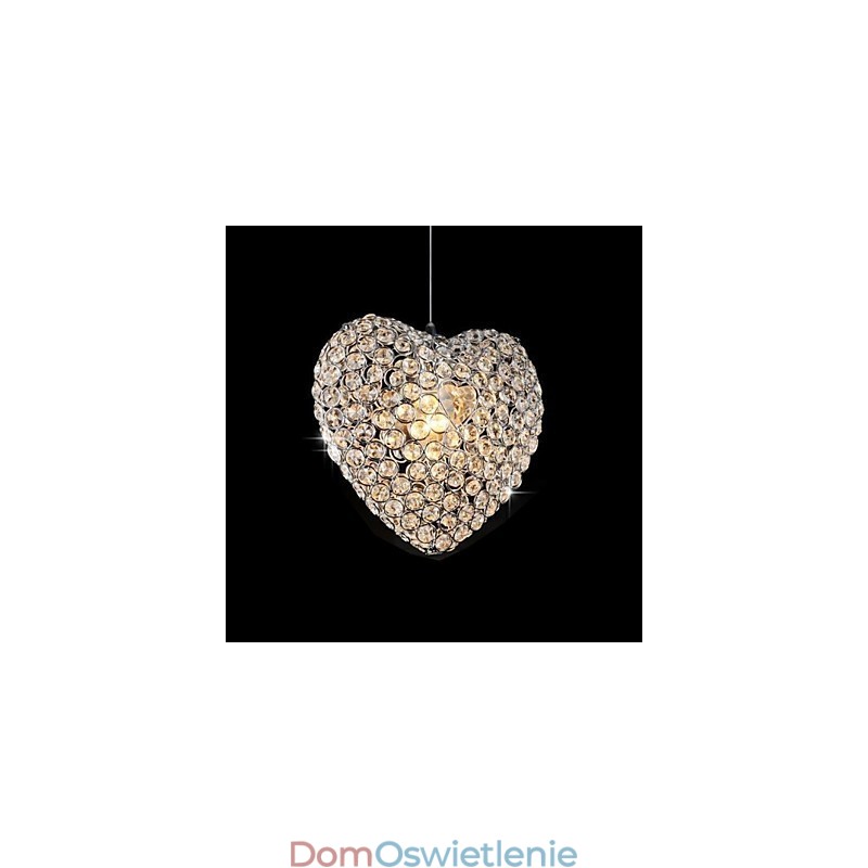 Nowoczesna współczesna lampa wisząca z kryształu i metalu