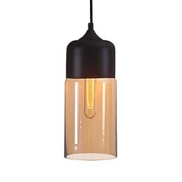 WestMenLights Elegancki klosz do butelki DIY Lampa sufitowa Szklana lampa wisząca Oświetlenie Edison Bulb Home
