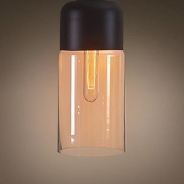 WestMenLights Elegancki klosz do butelki DIY Lampa sufitowa Szklana lampa wisząca Oświetlenie Edison Bulb Home
