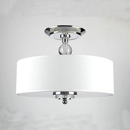 Nowoczesna, stylowa lampa wisząca z 3 światłami i kloszem flanelowym