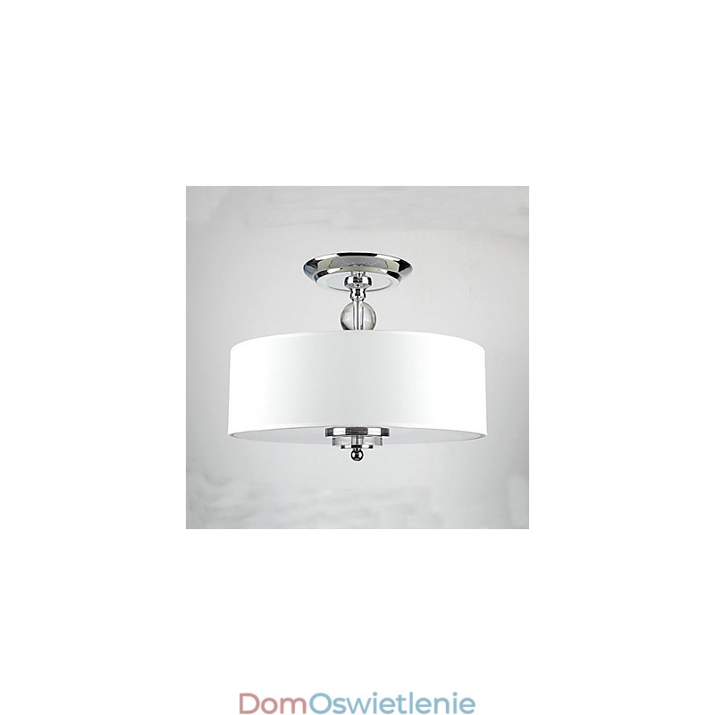 Nowoczesna, stylowa lampa wisząca z 3 światłami i kloszem flanelowym