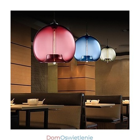 Retro Kreatywna Pojedyncza Głowica Szklana Lampa Wisząca Cafe W Złotej Rybce Retro Kreatywna Pojedyncza Głowica Szklana Lampa Wisząca Cafe W Złotej Rybce