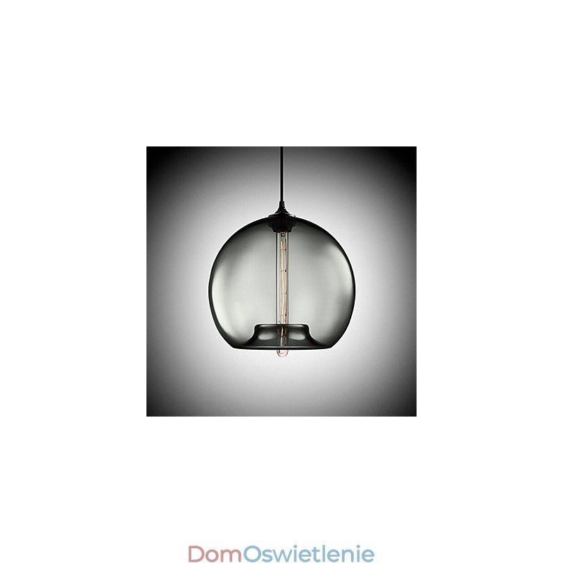 Retro Kreatywna Pojedyncza Głowica Szklana Lampa Wisząca Cafe W Złotej Rybce