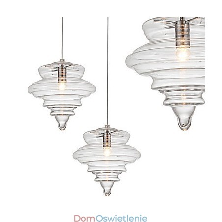 Lampa wisząca 1 światło Nowoczesna prostota Bezbarwne szkło przezroczyste Lampa wisząca 1 światło Nowoczesna prostota Bezbarwne szkło przezroczyste