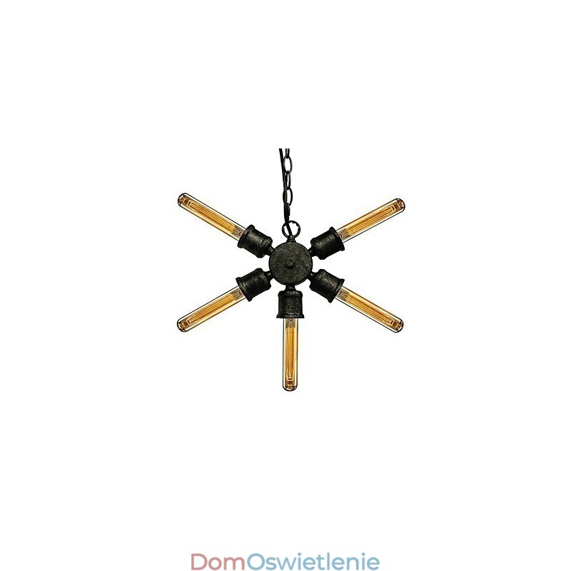 Retro Malowanie Metalowa Lampa Wisząca