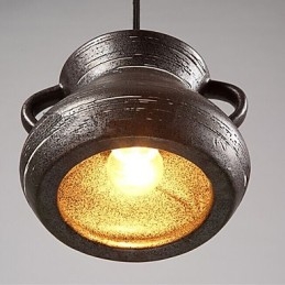 Osobowość Retro Ceramic Wiszący Żyrandol Herbaciarnia Lampa