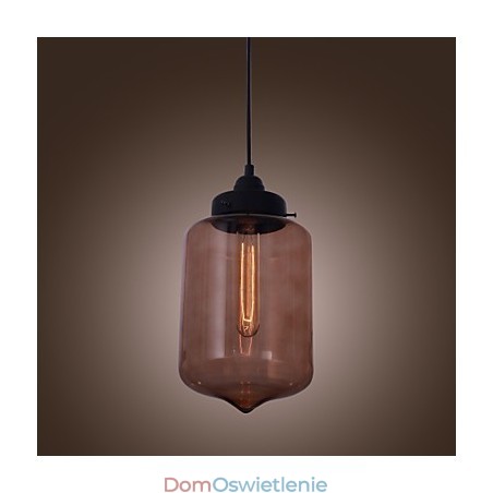 70W Nowoczesna lampa wisząca ze szkła w przezroczystym wzornictwie butelki 70W Nowoczesna lampa wisząca ze szkła w przezroczystym wzornictwie butelki