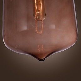 70W Nowoczesna lampa wisząca ze szkła w przezroczystym wzornictwie butelki