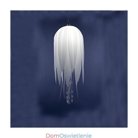 Lampa wisząca Nowoczesna minimalistyczna biała 1 światło metal i Lampa wisząca Nowoczesna minimalistyczna biała 1 światło metal i