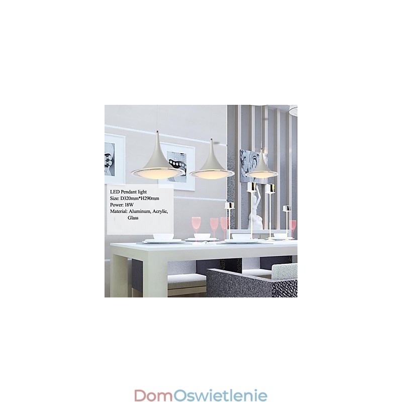 1 Lampy wiszące Żyrandol akrylowy Droplight