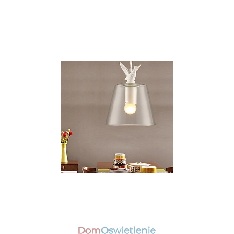 Amerykańska lampa szklana w stylu retro, kreatywna, pojedyncza głowica, Nordic Cafe