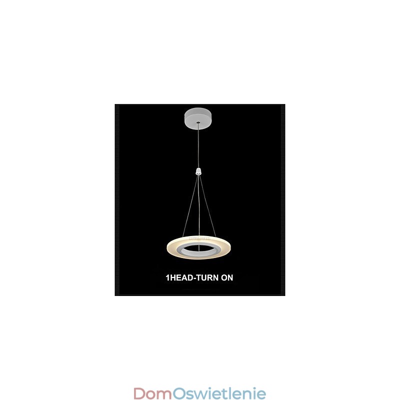 Bardzo ekonomiczna lampa wisząca Art Deco 9W