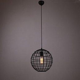Miniaturowa lampa wisząca sferyczna 1 światło malowanie obróbka