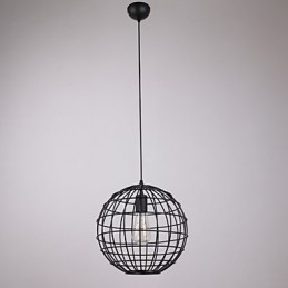 Miniaturowa lampa wisząca sferyczna 1 światło malowanie obróbka
