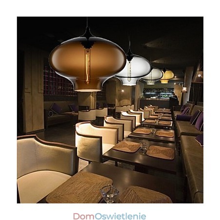 Retro Kreatywna Pojedyncza Głowica Szklana Lampa Wisząca Cafe W Złotej Rybce Retro Kreatywna Pojedyncza Głowica Szklana Lampa Wisząca Cafe W Złotej Rybce
