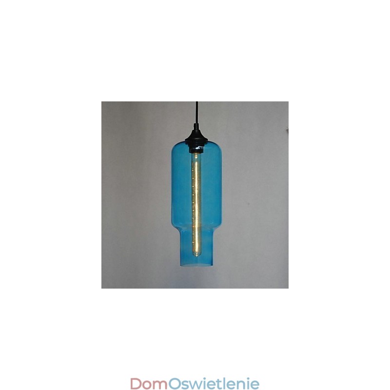 Nowoczesna szklana lampa wisząca w brązowym stylu Bubble