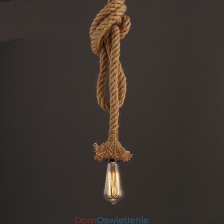1 Światło DIY Art Hemp Rope Light Kreatywny żyrandol z konopnej liny Długi 100 cm Wyślij 1 żarówkę 1 Światło DIY Art Hemp Rope Light Kreatywny żyrandol z konopnej liny Długi 100 cm Wyślij 1 żarówkę