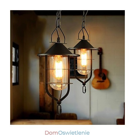 Retro Mini Styl Malowanie Metalowa Lampa Wisząca Retro Mini Styl Malowanie Metalowa Lampa Wisząca