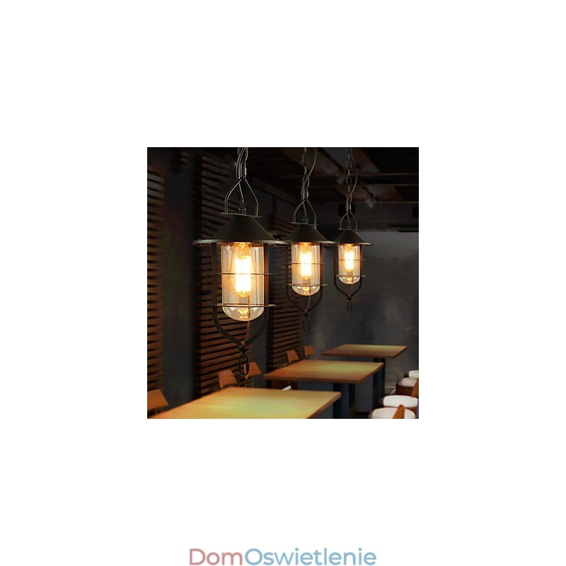Retro Mini Styl Malowanie Metalowa Lampa Wisząca
