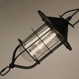 Retro Mini Styl Malowanie Metalowa Lampa Wisząca