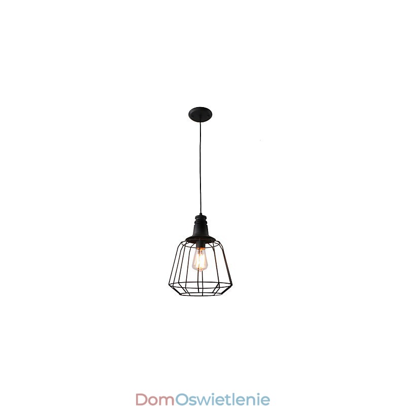 Rustykalny domek retro wiejski styl mini malowanie metalowa lampa wisząca garaż