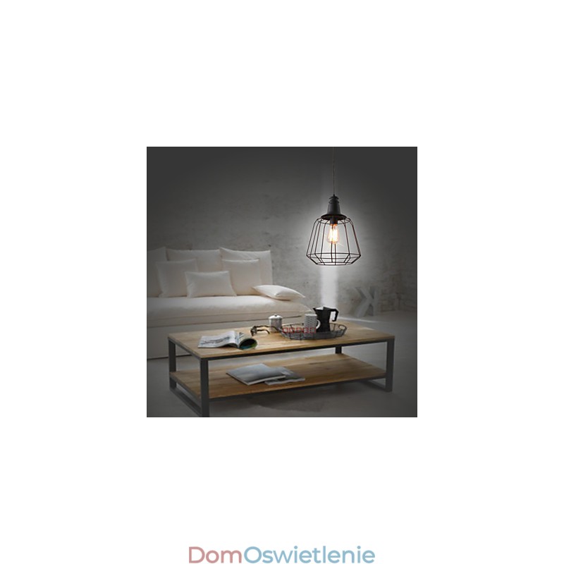 Rustykalny domek retro wiejski styl mini malowanie metalowa lampa wisząca garaż