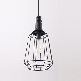 Rustykalny domek retro wiejski styl mini malowanie metalowa lampa wisząca garaż