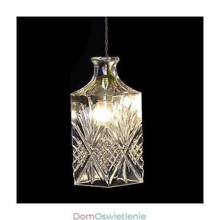 Nowoczesna współczesna lampa wisząca z kryształu i metalu Nowoczesna współczesna lampa wisząca z kryształu i metalu