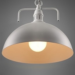 Rustykalna lampa wisząca z metalu w stylu Lodge Painting