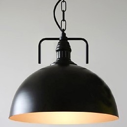 Rustykalna lampa wisząca z metalu w stylu Lodge Painting