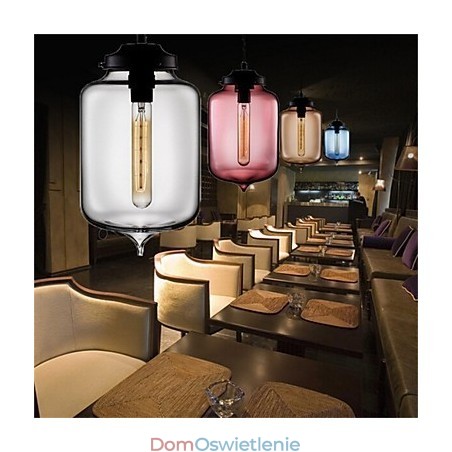 Retro Kreatywna Pojedyncza Głowica Szklana Lampa Wisząca Cafe W Złotej Rybce Retro Kreatywna Pojedyncza Głowica Szklana Lampa Wisząca Cafe W Złotej Rybce