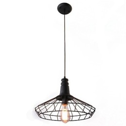 Rustykalny domek retro wiejski styl mini malowanie metalowa lampa wisząca garaż
