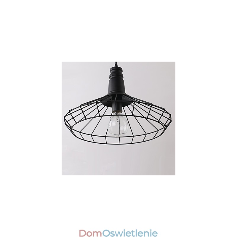 Rustykalny domek retro wiejski styl mini malowanie metalowa lampa wisząca garaż