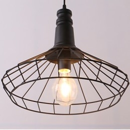 Rustykalny domek retro wiejski styl mini malowanie metalowa lampa wisząca garaż