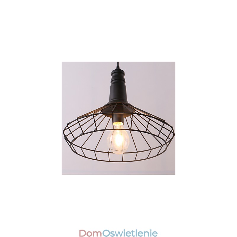 Rustykalny domek retro wiejski styl mini malowanie metalowa lampa wisząca garaż