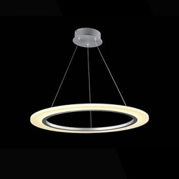 Wisząca lampa okrągła sufitowa żyrandol mleczny akrylowy lampy sufitowe z pojedynczym pierścieniem