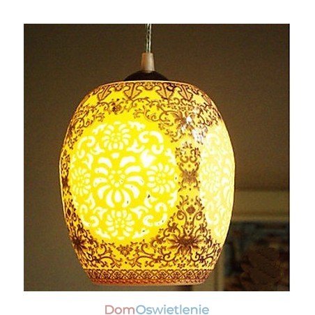 Lampa ceramiczna retro lampa schody niebieski pojedynczy żyrandol kreatywny Lampa ceramiczna retro lampa schody niebieski pojedynczy żyrandol kreatywny