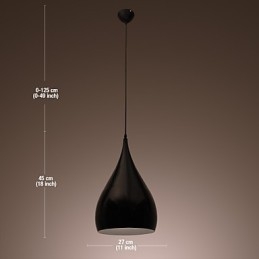 Miniaturowa lampa wisząca w nowoczesnym, współczesnym stylu retro