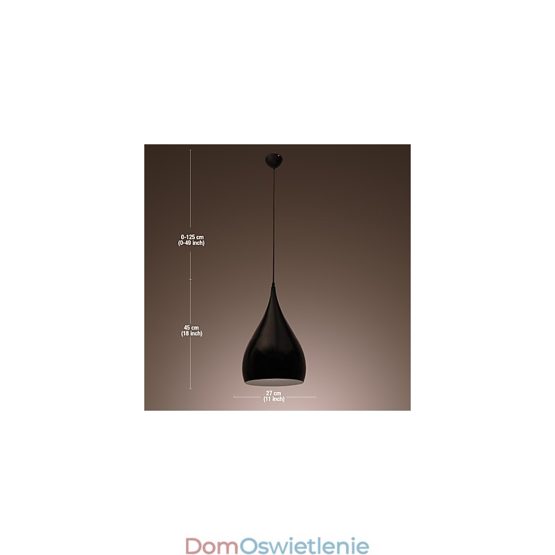 Miniaturowa lampa wisząca w nowoczesnym, współczesnym stylu retro