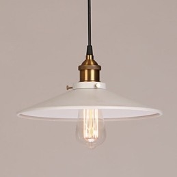 Vintage Malowanie Metalowa Lampa Wisząca