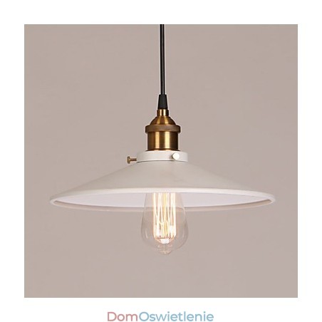 Vintage Malowanie Metalowa Lampa Wisząca