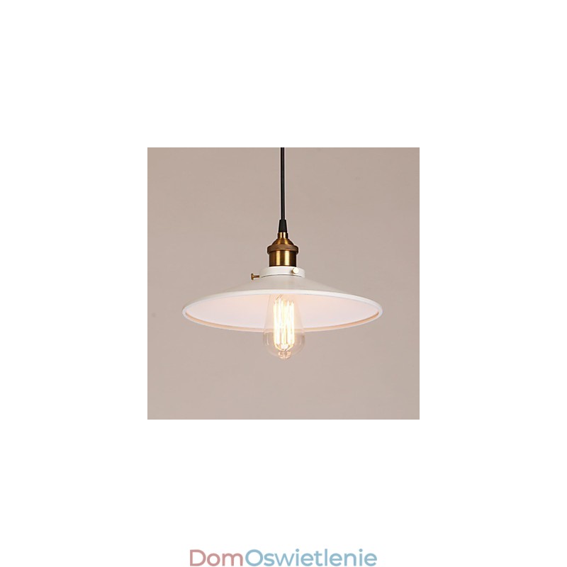 Vintage Malowanie Metalowa Lampa Wisząca