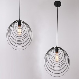 Lampy wiszące Mini styl rustykalny domek retro wiejski garaż metalowy