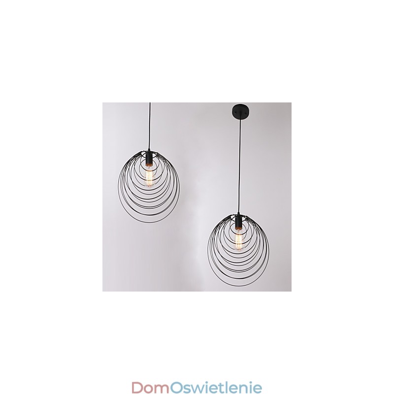 Lampy wiszące Mini styl rustykalny domek retro wiejski garaż metalowy