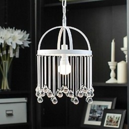 Nowoczesny Współczesny Tradycyjny Klasyczny Kryształowy Mini Styl Malowanie Metalowa Lampa Wisząca