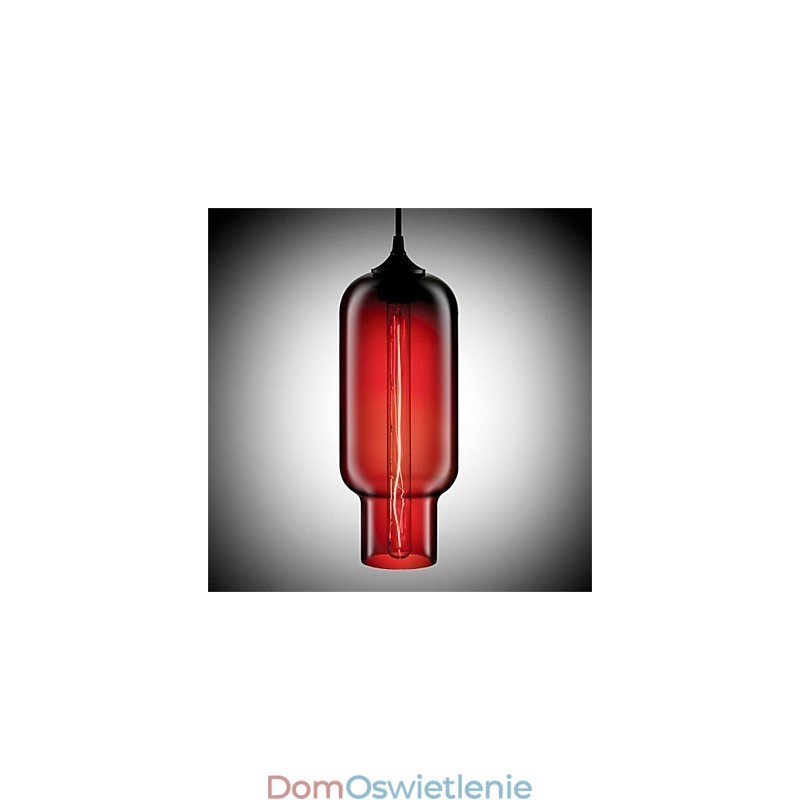 Retro Kreatywna Pojedyncza Głowica Szklana Lampa Wisząca Cafe W Złotej Rybce