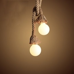 Lampy wiszące Mini Style Retro Garaż Tkanina