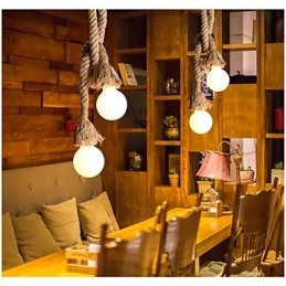 Lampy wiszące Mini Style Retro Garaż Tkanina