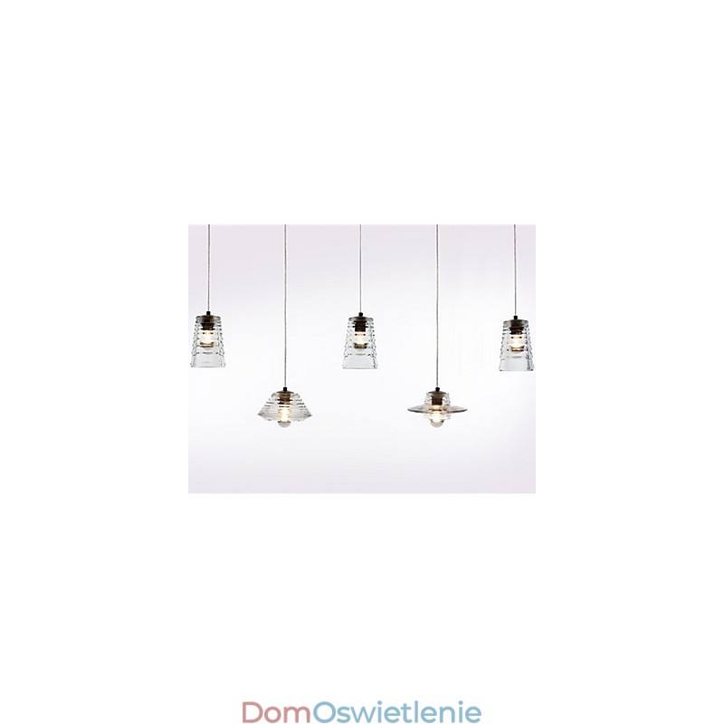 Nowoczesna współczesna lampa wisząca ze szkła