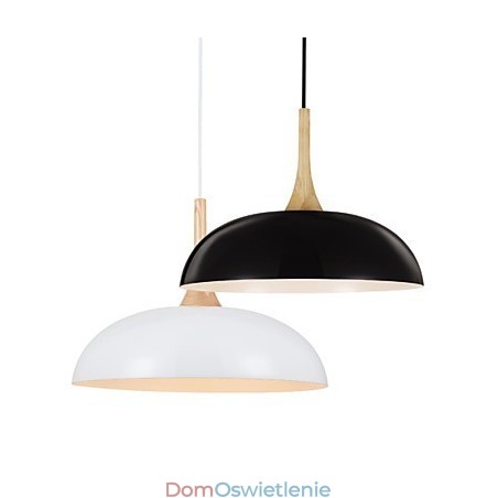 Miniaturowa artystyczna lampa wisząca 1 światło Nowoczesna prostota Czarno-białe wykończenie Aluminium i drewno Droplight Miniaturowa artystyczna lampa wisząca 1 światło Nowoczesna prostota Czarno-białe wykończenie Aluminium i drewno Droplight